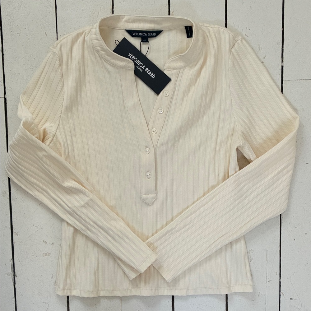 Veronica Beard Jocelyn Henley Shirt